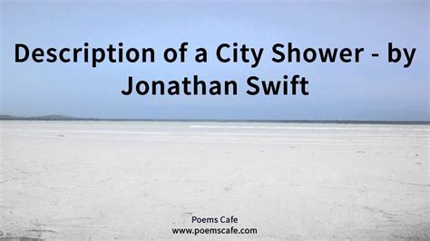 a description of a city shower|jonathan swift introduction.